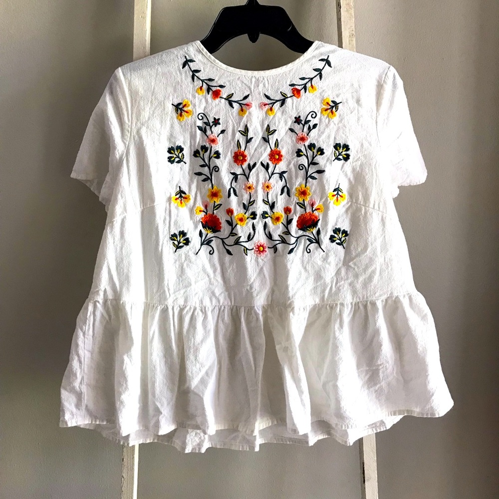 Embroider top
